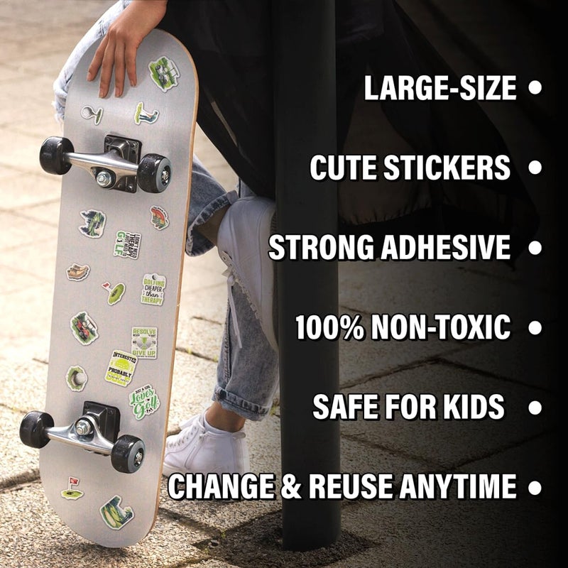 RABOWA Funny Golf Sayings Vinyl Stickers Pack 108Pcs for Lovers Adults Outdoor Sport Fans Waterproof Decals Laptop Water Bottle Notebook Cooler Cart Accessories Bottles Bike Hat Bumper - Image 4